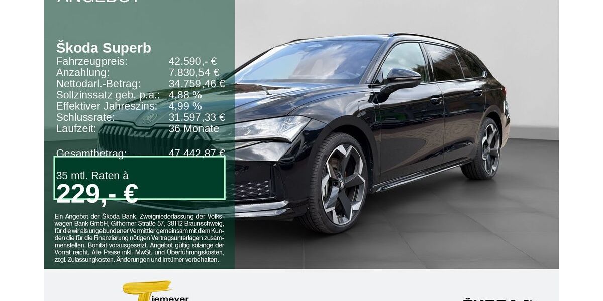 Skoda Superb 26.000 km 42.590 &euro; Werdohl 58791
