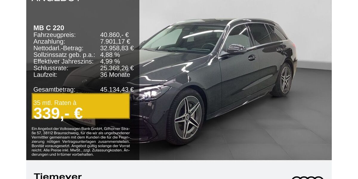 Mercedes-Benz C 220 37.005 km 38.860 &euro; Bochum 44809