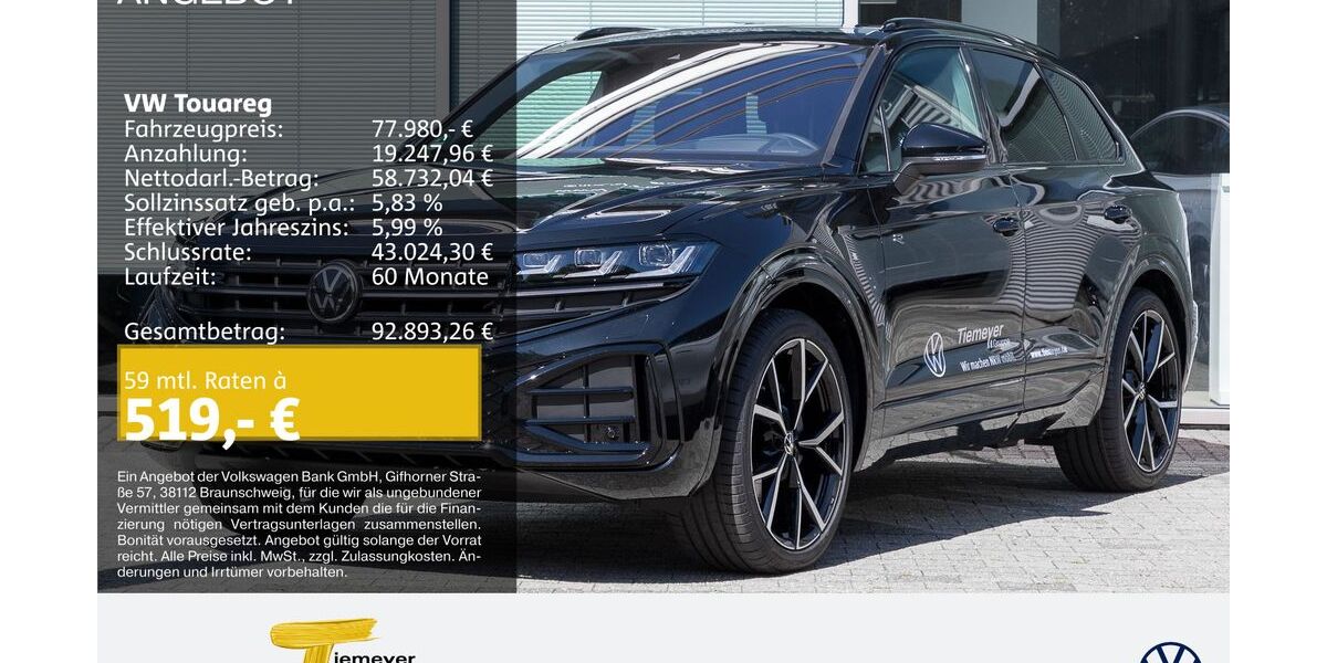 VW Touareg 9.999 km 77.980 &euro; Bochum 44892