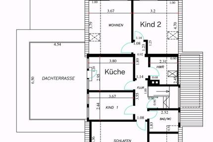 Wohnung Hamm Herringen - 4 Zimmer, 100 m&sup2;, 1.225&euro; | Angebot:25830186
