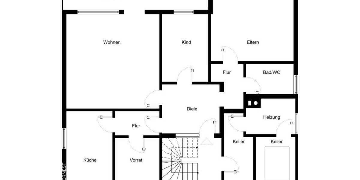 Einfamilienhaus Hagen Hohenlimburg - 7 Zimmer, 181 m&sup2;, 399.000&euro; | Angebot:26569945