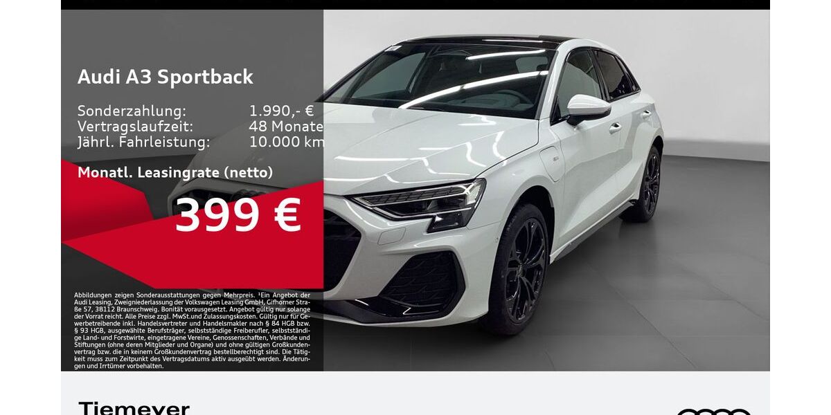 Audi A3 3.050 km 52.490 &euro; Bochum 44809