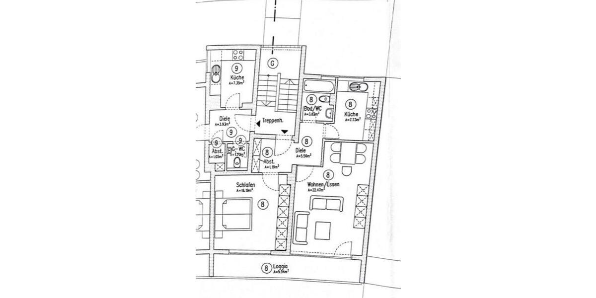 Etagenwohnung Wuppertal Gemarkung Elberfeld - 2 Zimmer, 61 m&sup2;, 143.000&euro; | Angebot:26962787