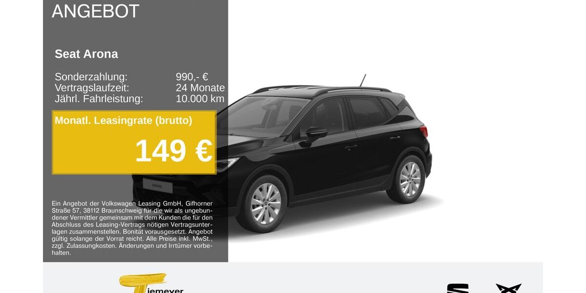 Seat Arona 17.005 km 22.160 &euro; Bochum 44809