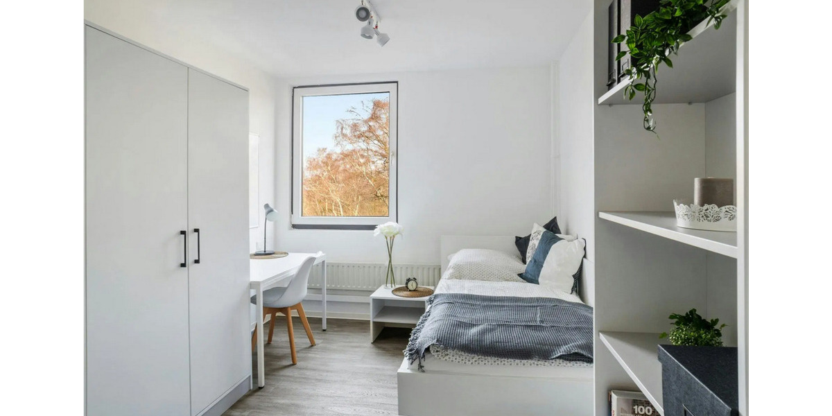 Etagenwohnung Bochum Laer - 1 Zimmer, 13 m&sup2;, 499&euro; | Angebot:25443993