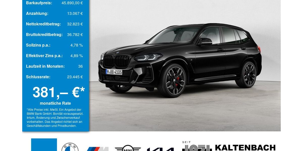 BMW X3 M40 95.747 km 44.890 &euro; Werdohl 58791