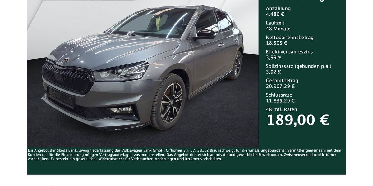 Skoda Fabia 23.037 km 22.799 &euro; Dortmund 44309