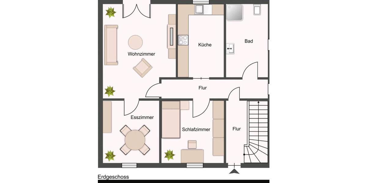 Etagenwohnung Dortmund Huckarde - 3 Zimmer, 60 m&sup2;, 750&euro; | Angebot:25988608