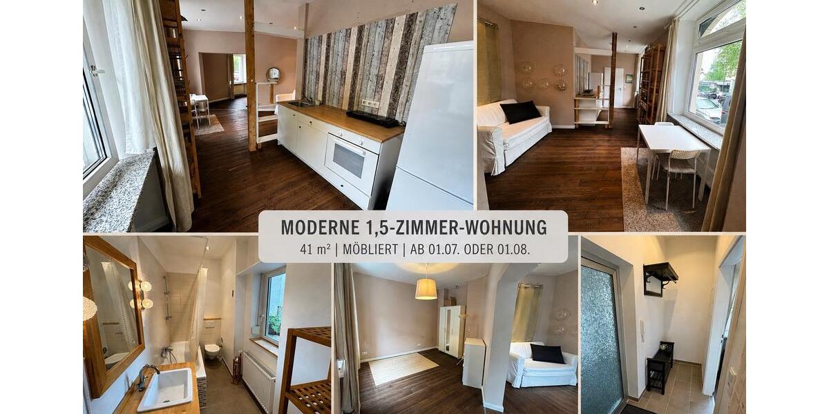 Erdgeschoßwohnung Wuppertal Sedansberg - 1.5 Zimmer, 41 m&sup2;, 395&euro; | Angebot:26399882