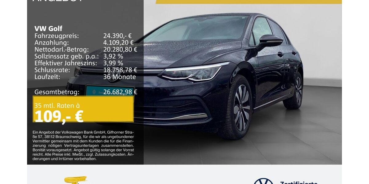 VW Golf 29.018 km 24.390 &euro; Herne 44653