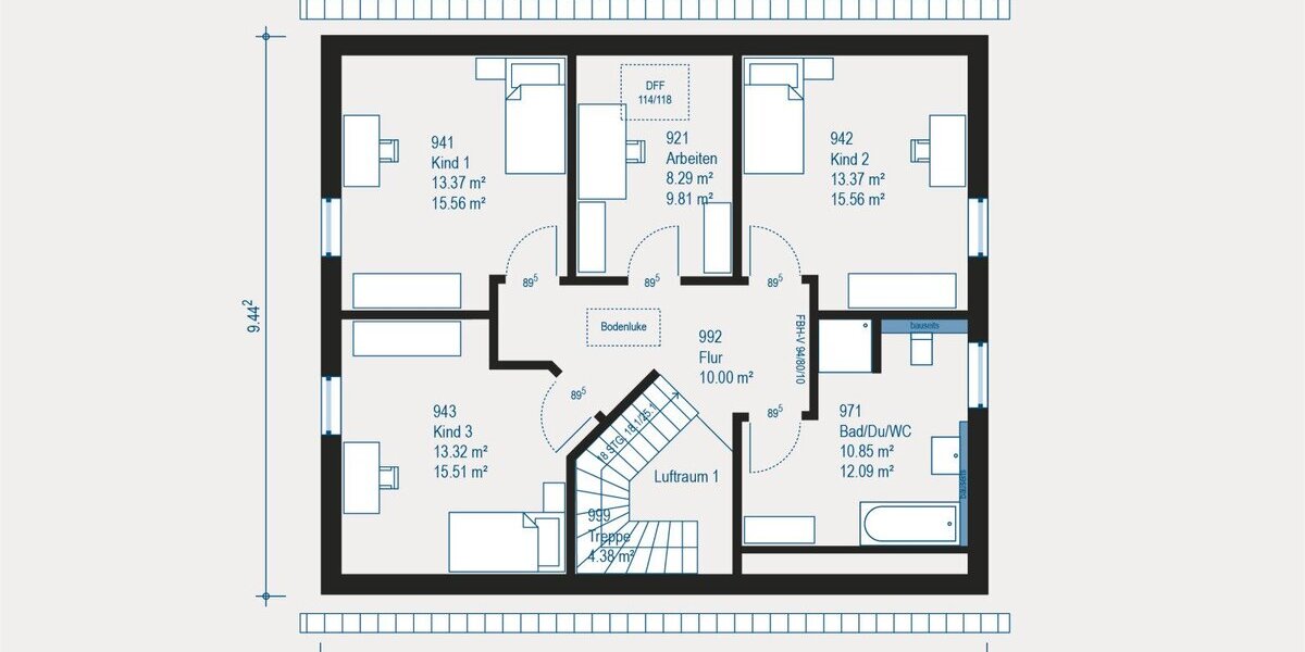 Geplantes Einfamilienhaus in Wuppertal - Flexibler Ausbau trifft gehobene Qualität - Einfamilienhaus Wuppertal Dönberg | Angebot:27642568