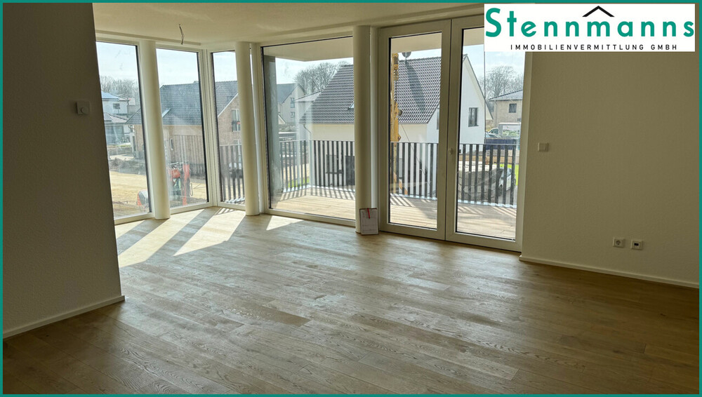 NEUBAU-ERSTBEZUG: MODERNE 3-ZIMMER-WOHNUNG MIT AUFZUG, GROSSEM BALKON UND PKW-STELLPLATZ IN RADEVORM - Etagenwohnung Radevormwald Karthausen | Angebot:26698012