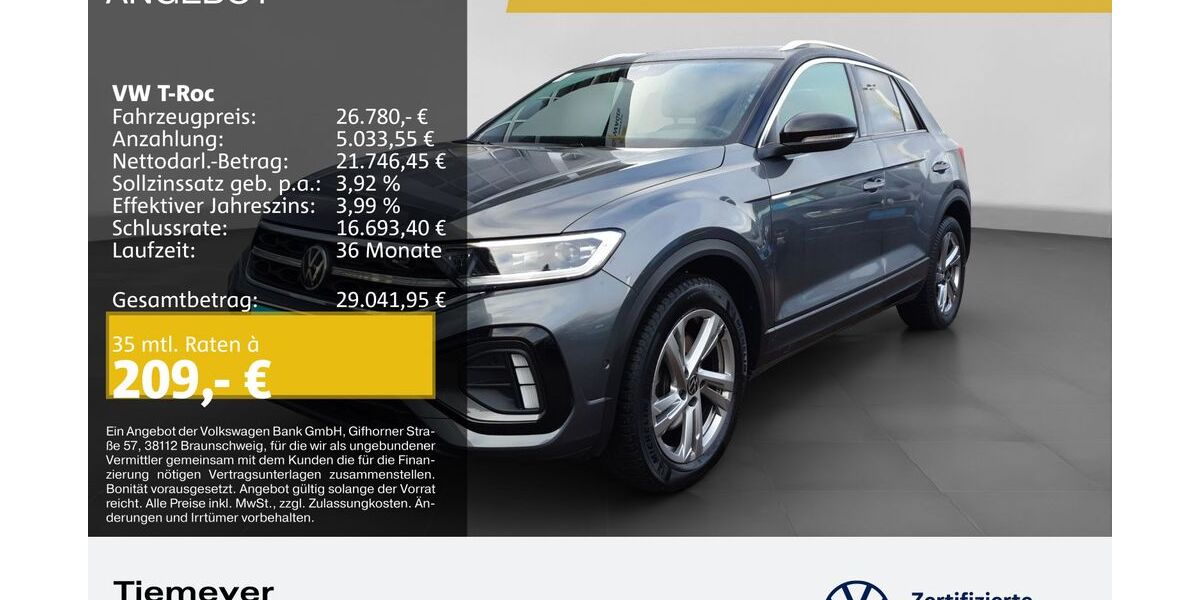 VW T-Roc 53.323 km 26.780 &euro; Bochum 44892