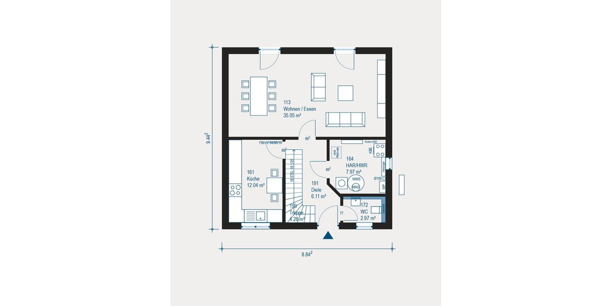 Individuell planbares Einfamilienhaus mit Gestaltungsspielraum in Wuppertal - Einfamilienhaus Wuppertal Gemarkung Ronsdorf | Angebot:27642562