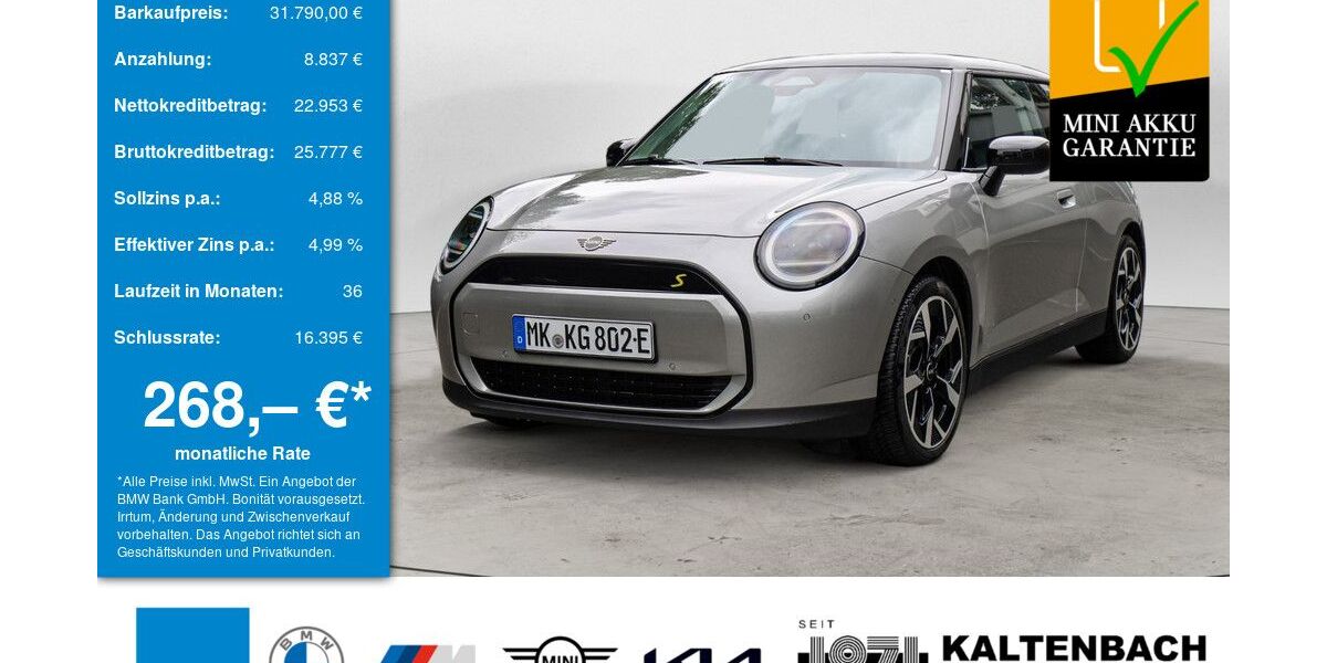 Mini Cooper SE 11.577 km 31.790 &euro; Lüdenscheid 58509