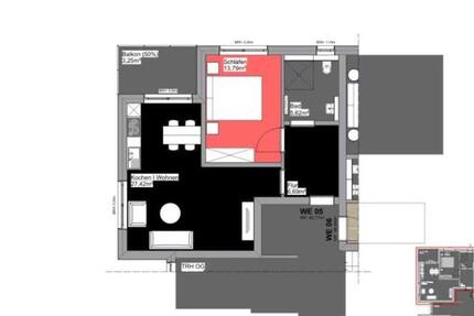 Wohnung Waltrop - 2 Zimmer, 57 m&sup2;, 824&euro; | Angebot:25648678