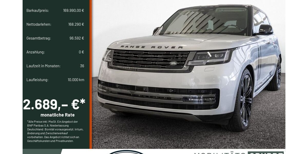 Land Rover Range Rover 8.500 km 169.499 &euro; Lüdenscheid 58507