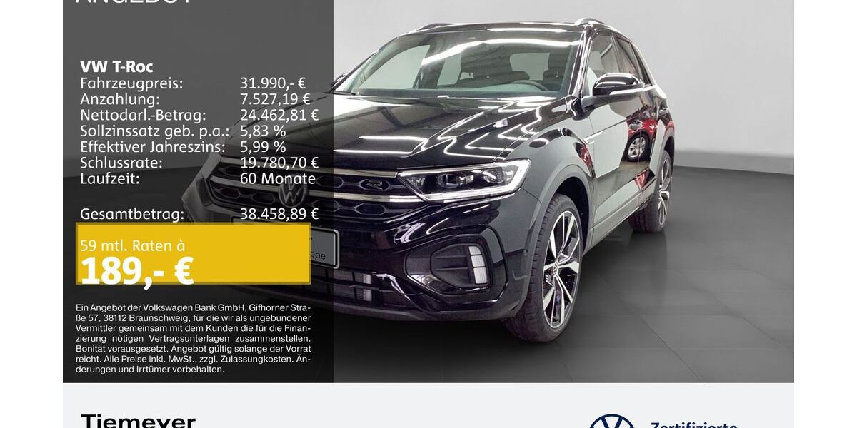 VW T-Roc 2.730 km 30.870 &euro; Bochum 44892