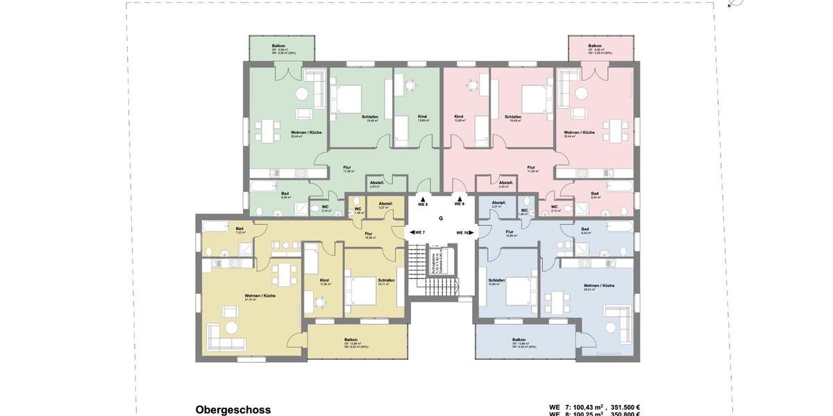 Etagenwohnung Hagen Hagen-Mitte - 2 Zimmer, 76 m&sup2;, 265.900&euro; | Angebot:26614307