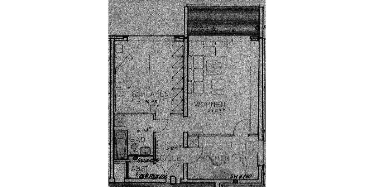 Etagenwohnung Hagen Hagen-Nord - 2.5 Zimmer, 65 m&sup2;, 90.000&euro; | Angebot:27067664