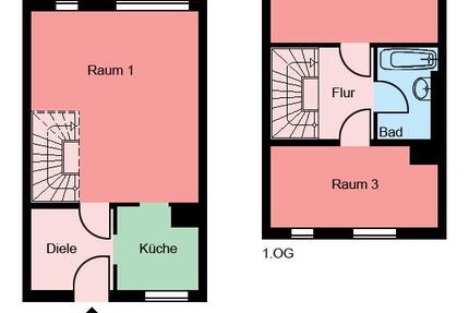Wohnung Bochum Bochum-Mitte - 3 Zimmer, 73 m&sup2;, 350&euro; | Angebot:25974804