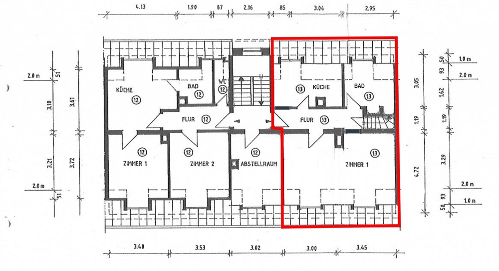 Helle Maisonette-Dachgeschosswohnung in der Nordstadt! - Maisonettenwohnung Wuppertal Ölberg | Angebot:24764610