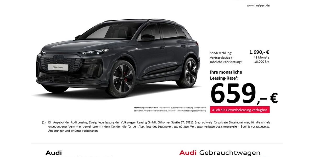 Audi Q6 e-tron 11.556 km 76.054 &euro; Dortmund 44143