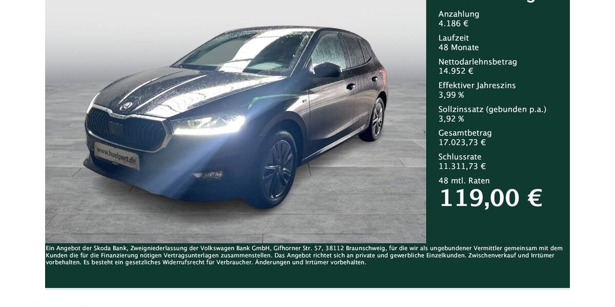 Skoda Fabia 17.586 km 18.934 &euro; Dortmund 44269