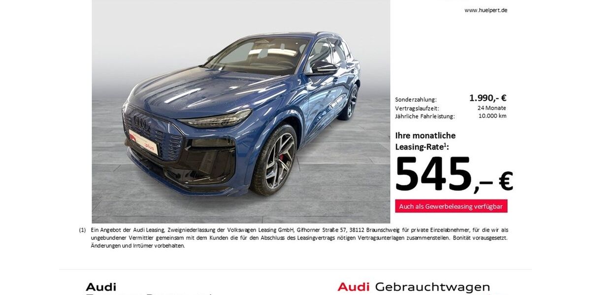 Audi Q6 e-tron 4.981 km 69.888 &euro; Dortmund 44143