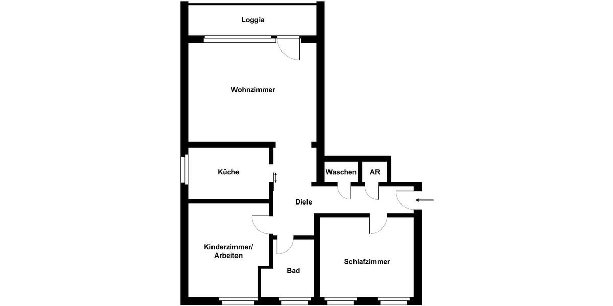 Etagenwohnung Waltrop - 3 Zimmer, 86 m&sup2;, 259.000&euro; | Angebot:26022939