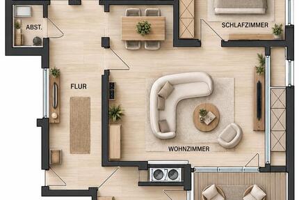 Wohnung Unna Alte Heide - 3.5 Zimmer, 81 m&sup2;, 189.000&euro; | Angebot:27432165
