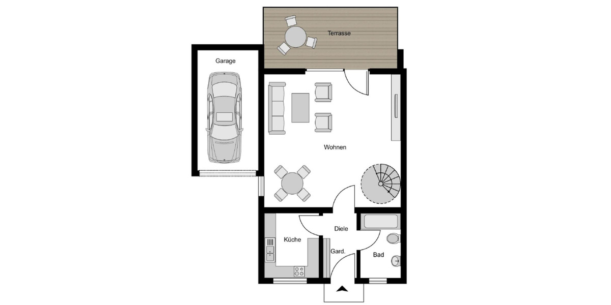 Doppelhaushälfte Bochum Bochum-Südwest - 3.5 Zimmer, 80 m&sup2;, 1.350&euro; | Angebot:25871387