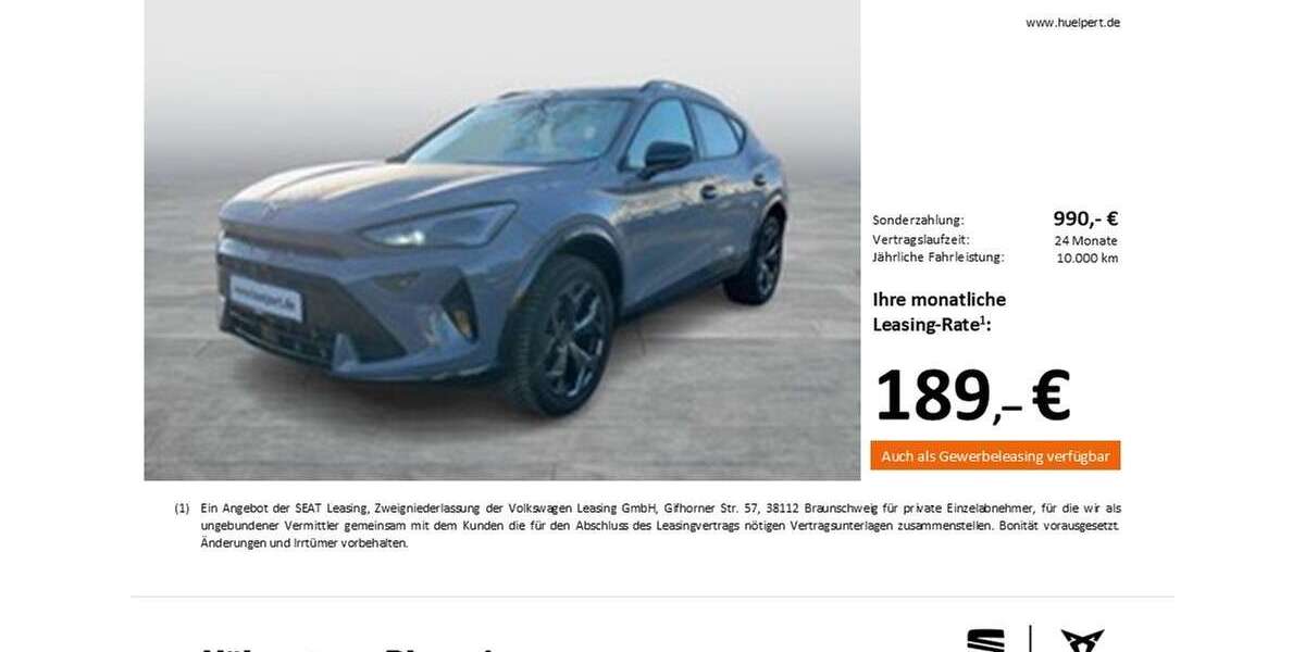Cupra Formentor 14.724 km 30.777 &euro; Dortmund 44269