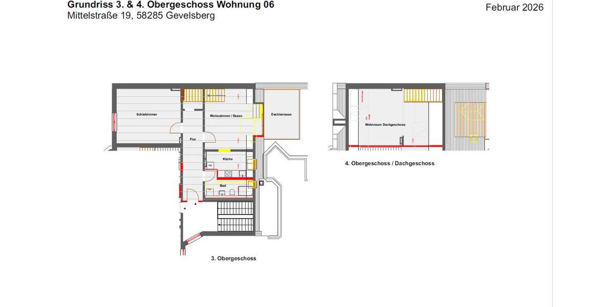 Etagenwohnung Gevelsberg - 3 Zimmer, 102 m&sup2;, 1.020&euro; | Angebot:25215048