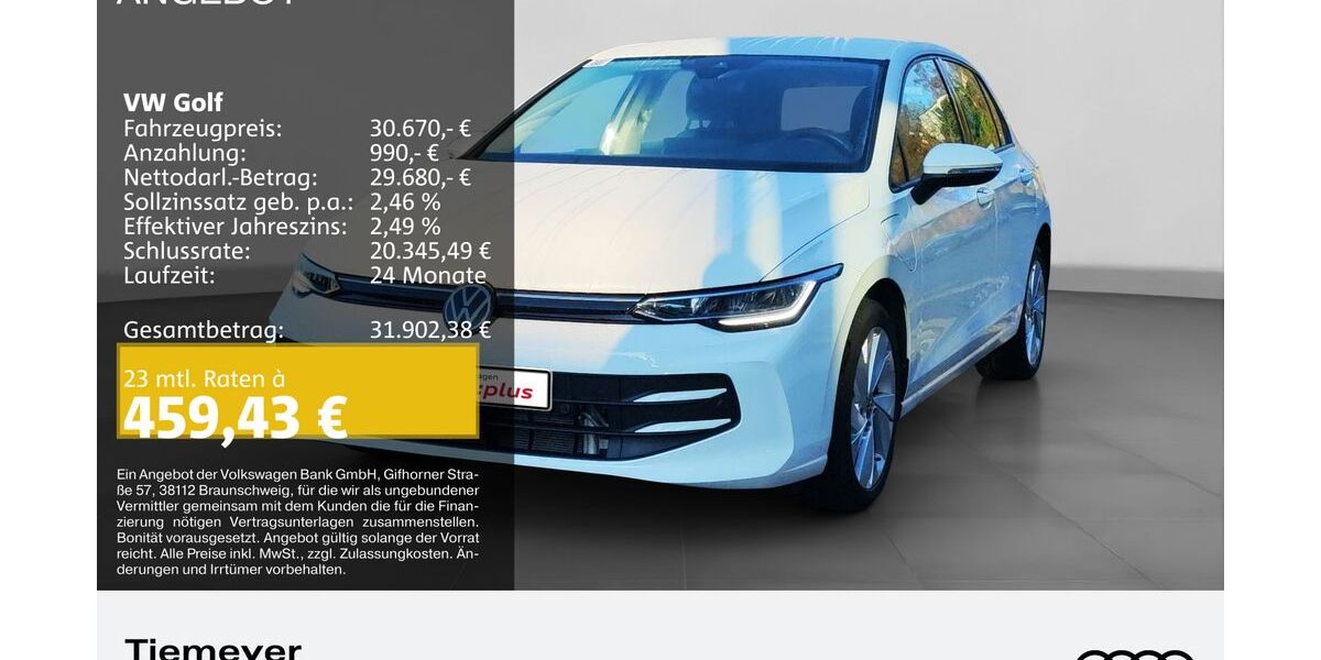 VW Golf 13.316 km 29.870 &euro; Remscheid 42897