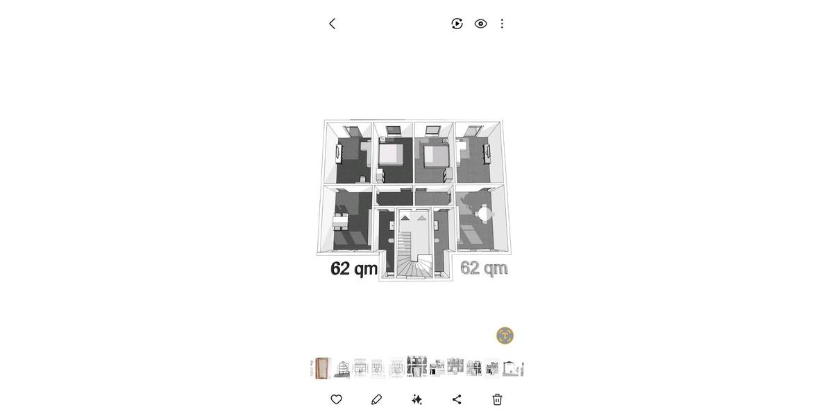 Erdgeschoßwohnung Remscheid Lüttringhausen - 2 Zimmer, 62 m&sup2;, 750&euro; | Angebot:26636130