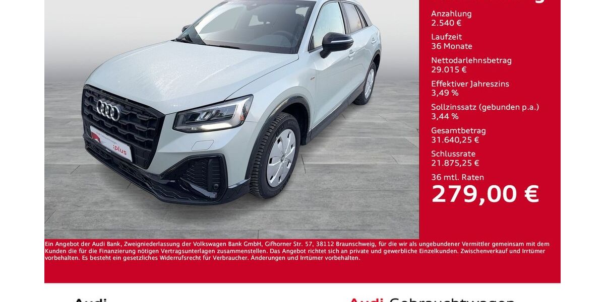 Audi Q2 11.635 km 29.998 &euro; Dortmund 44143
