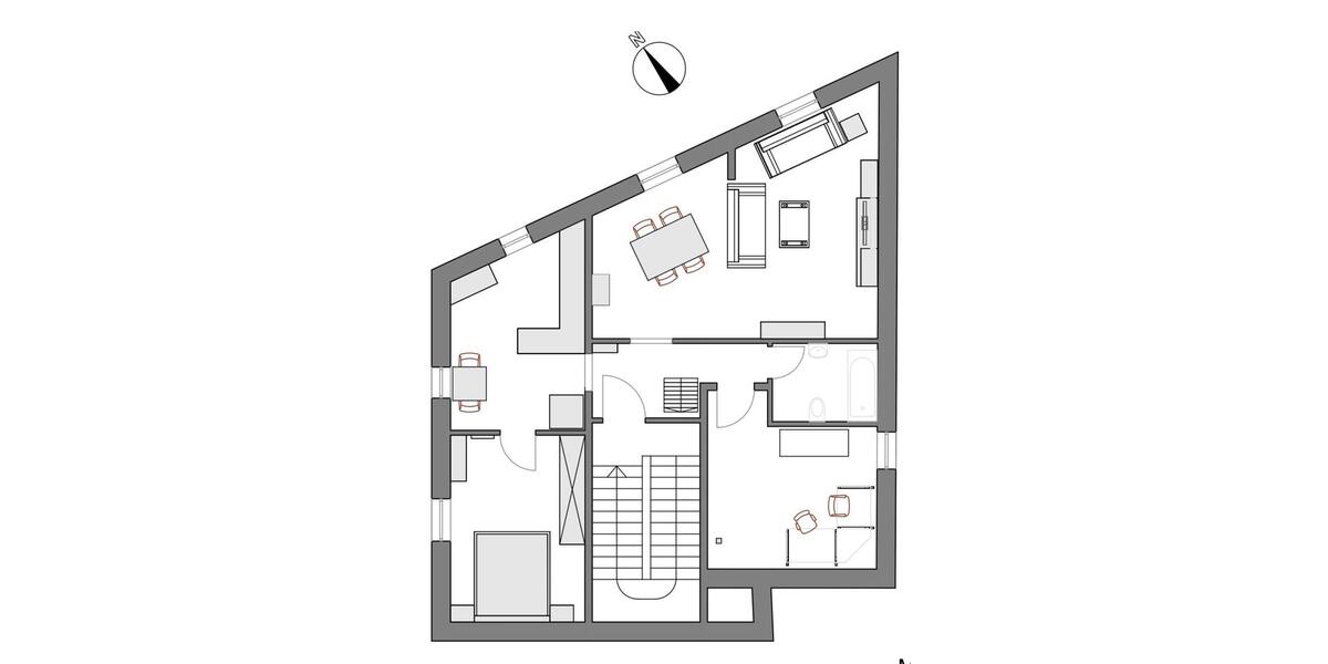 Dachgeschoßwohnung Iserlohn Gerlingsen - 3 Zimmer, 83 m&sup2;, 700&euro; | Angebot:27577938
